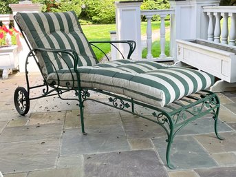 A Vintage Wrought Iron Lounge Chair, Salterini, 1950's