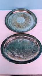 Silverplate Platters Lot