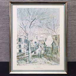 Antique Print Of Montmartre