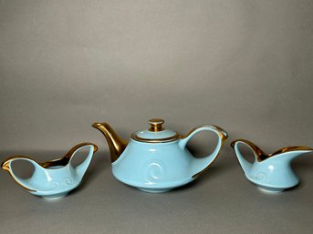 Vintage Pearl China Art Deco 22k Gold Tea Set