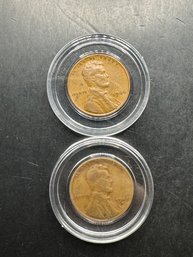 2 Wheat Pennies 1944, 1944-D