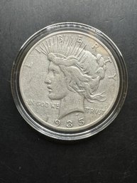 1935-S Silver Peace Dollar