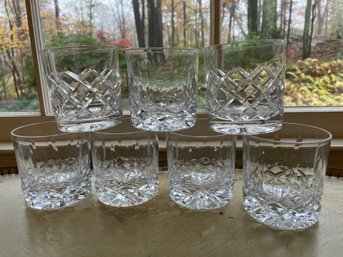 7 Crystal Glass Tumblers. (dinning Room)