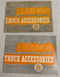 Two Studebaker Truck Accessories Booklet