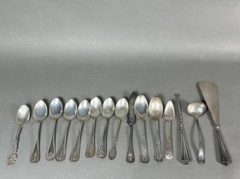 Collection Of Vintage Sterling Silver Flatware