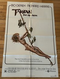 Original Vintage 'TARZAN THE APE MAN' 1-Sheet Movie Poster In Excellent Condition- BO DEREK!