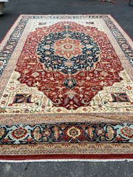 A Large Safavieh Handknotted Wool Carpet - 18 X 12