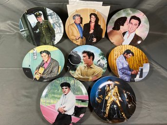 Lot 1 - Delphi Bruce Emmett Plate Collection Elvis Presley Limited Edition Collector's Plates No Chips