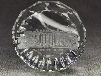 Nice Collectible Piece - WATERFORD Crystal WHITE HOUSE Paper Weight - Very Interesting Piece - No Damage