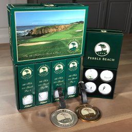 RARE Callaway / Titleist Golf Balls & Pebble Beach Medals - Fantastic Rare Group - Collectible Items !