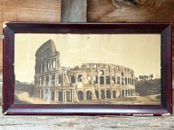 A Large Antique Coliseum Photograph
