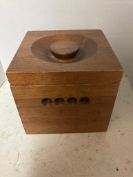 Adams Dorset Vermont Teak Ice Bucket Mid Century