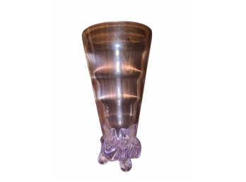 Vintage Purple Art Glass Vase