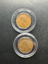 2 Wheat Pennies 1940, 1940-S