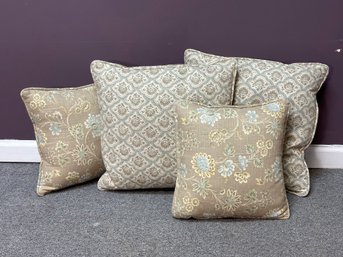 A Set Of Four Beautiful Throw Pillows From Country Curtains