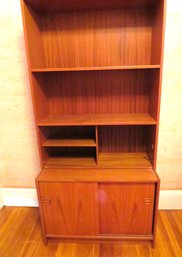 2 Piece Teak Bookcase With Sliding Doors Denmark Kai Kristiansen