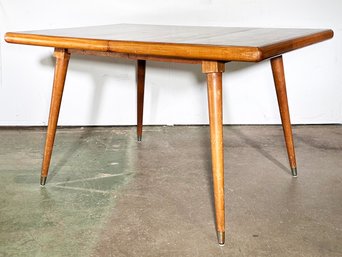 A Vintage Mid Century Modern Extendable Dining Table