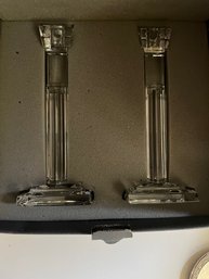 Waterford Fluted Crystal Candlesticks