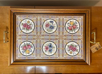 Tilecrafts Victorian Tea Tray From Staffordshire, England