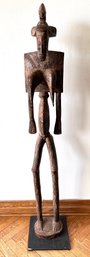 Vintage Carved Wood African Senufo Statue