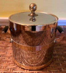 Two-toned Metallic Ice Bucket