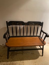 Vintage Hitchcock Style Bench