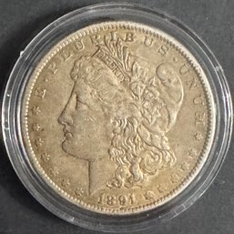 1891 Morgan Silver Dollar