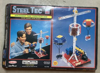 Vintage REMCO STEEL-TEC Motorized Steel Construction System- New In Box