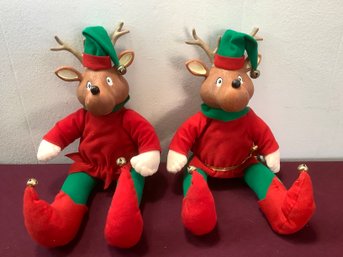 Pair Of Vintage Reindeers #6