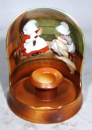 Antique Royal Bayreuth Sunbonnet Babe Chamber Stick Candle Holder