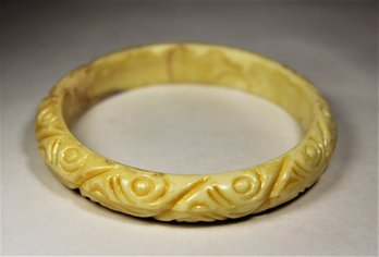 Vintage Molded Plastic Bangle Bracelet 1930s