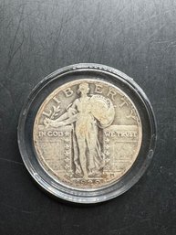 1929-D Standing Liberty Silver Quarter