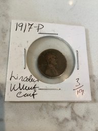 1917 P Lincoln Wheat Cent 175