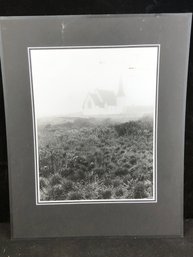 Black And White Print Of A Fog Overcast Paul Hanson United Methodist Church Meriden Castle Craig Camera Club