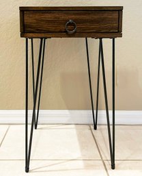 A Modern Side Table With Iconic Hairpin Legs