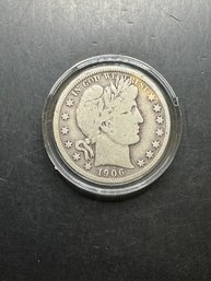 1906-O Barber Silver Half Dollar