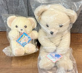 Lot Of 2 Vintage Snuggle Teddy Bears