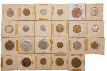 Foreign Coins Collection Iceland & France