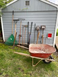 Large Collection Of Yard And Garden Tools. Every Thing You Need For Your Garden