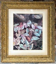 A PHOTOGRAPHIC PRINT - AUTUMN LEAVES