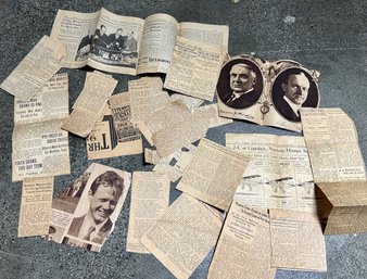 Newspaper Clippings From The 1930's - NY Herald Tribune