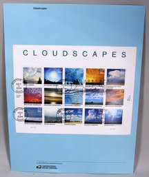 US STAMPS 1ST DAY OF ISSUE CLOUDSCAPES OCT. 4, 2004