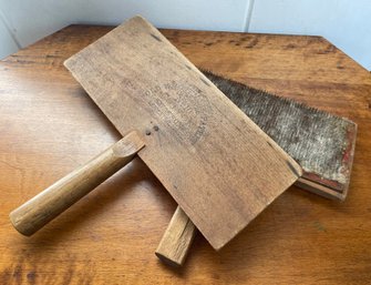 Pair Of OLD WHITTEMORE PATENT Wooden Carding Paddles No. 10