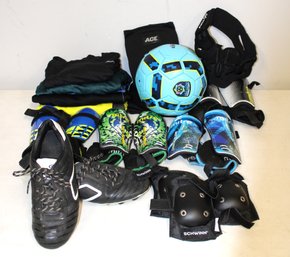 Lot Of 17 Boys Soccer Items
