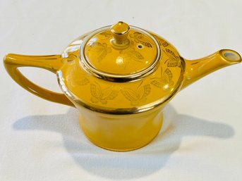 Vintage Hall Cleveland Gold Butterflies Teapot