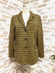 Fabulous Geometric Blazer By Cabi - Size Large