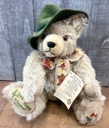 Vintage Max Herman The Happy Wanderer Teddy Bear - Made In Germany