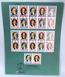 US STAMPS 1ST DAY OF ISSUE LEWIS & CLARK 22 STAMPS MAY 14, 2004