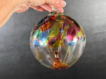 A Spectacular Hand-Blown Tree Of Life Orb By Kitras