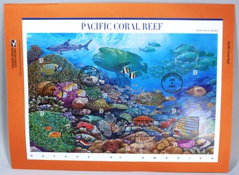 US STAMPS 1ST DAY OF ISSUE SHEET PACIFIC CORAL REEF JAN 4, 2004